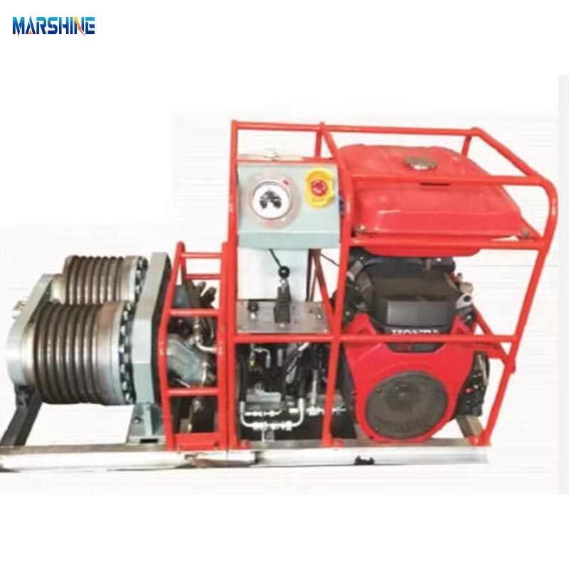 5ton çift capstan benzin kablo vinç