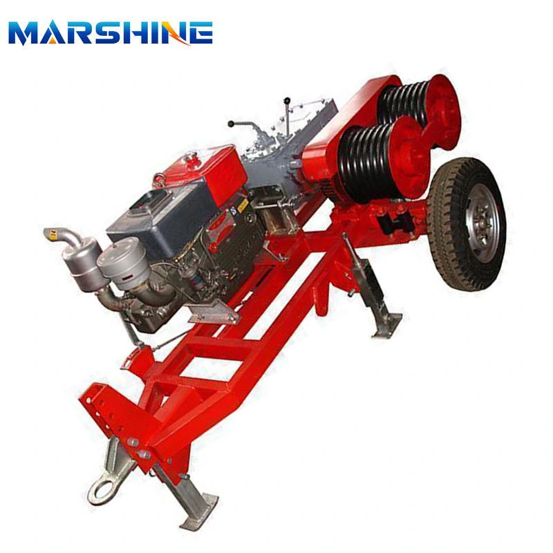 Dizel Motor Kablosu Çeken Vinç Makinesi 5t